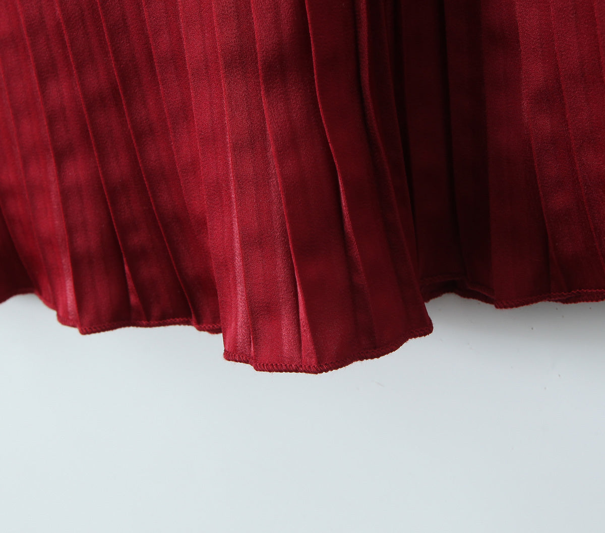 שמלת מקסי סטרפלס קיפולים - נאיה