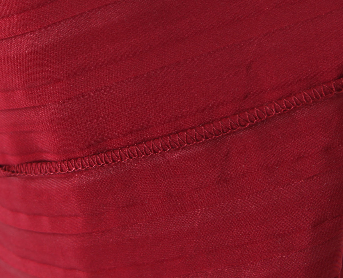 שמלת מקסי סטרפלס קיפולים - נאיה