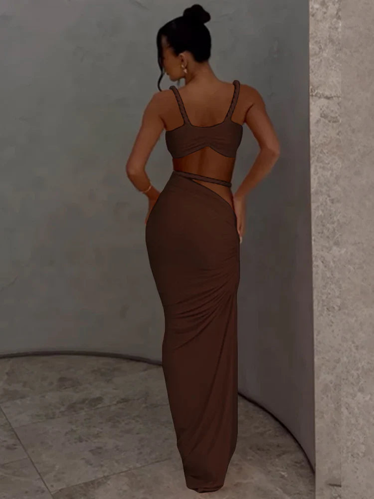 סט שני חלקים בעיצוב כיווצים וצמות - Nia