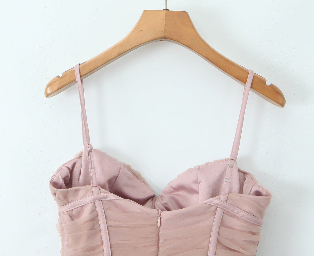 שמלת מיני בלרינה בעיצוב טול בגזרת A - אליסיה