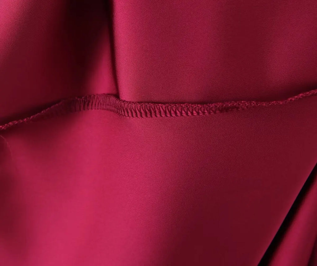 שמלת מידי סטרפלס בגזרת A בעיצוב אלגנטי - Simone