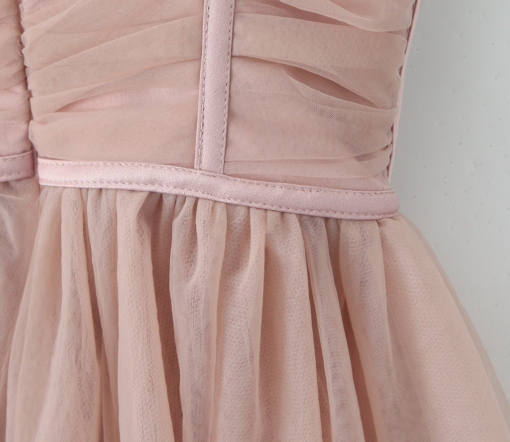 שמלת מיני בלרינה בעיצוב טול בגזרת A - אליסיה