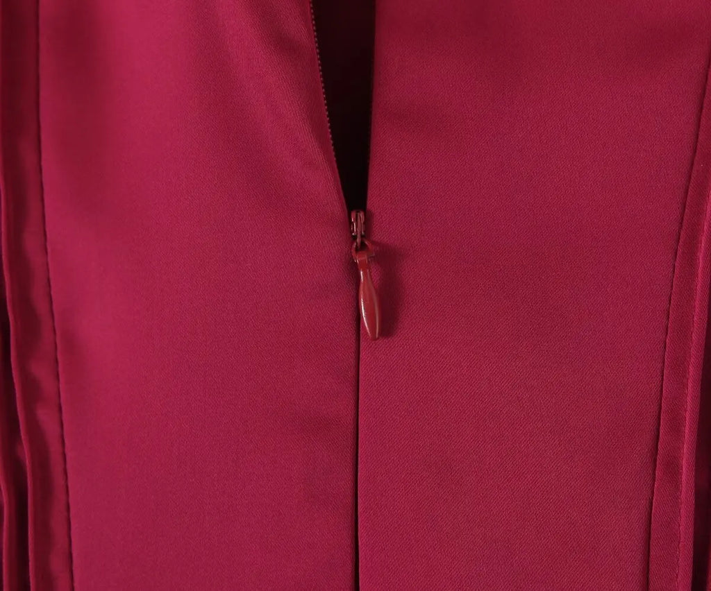 שמלת מידי סטרפלס בגזרת A בעיצוב אלגנטי - Simone