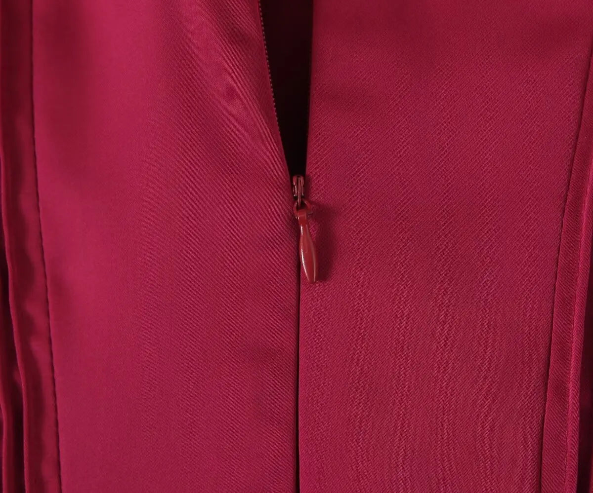 שמלת מידי סטרפלס בגזרת A בעיצוב אלגנטי - Simone