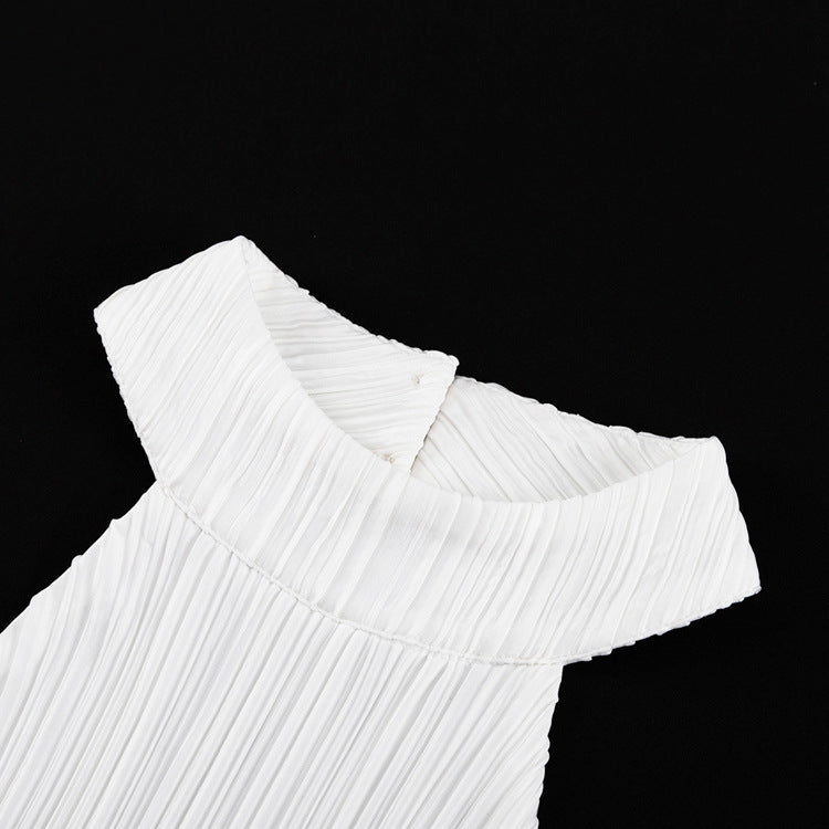 חליפת שני חלקים בד קרפ מכנסיים ארוכים וחולצה - מילאן