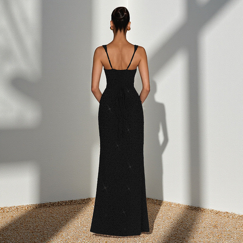ZIMRA sequin maxi dress
