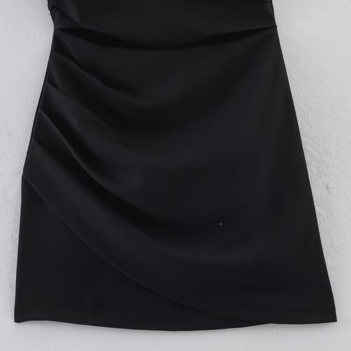 ALAN tailored mini dress with a pleated design