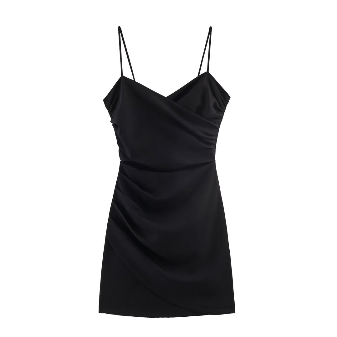 ALAN tailored mini dress with a pleated design
