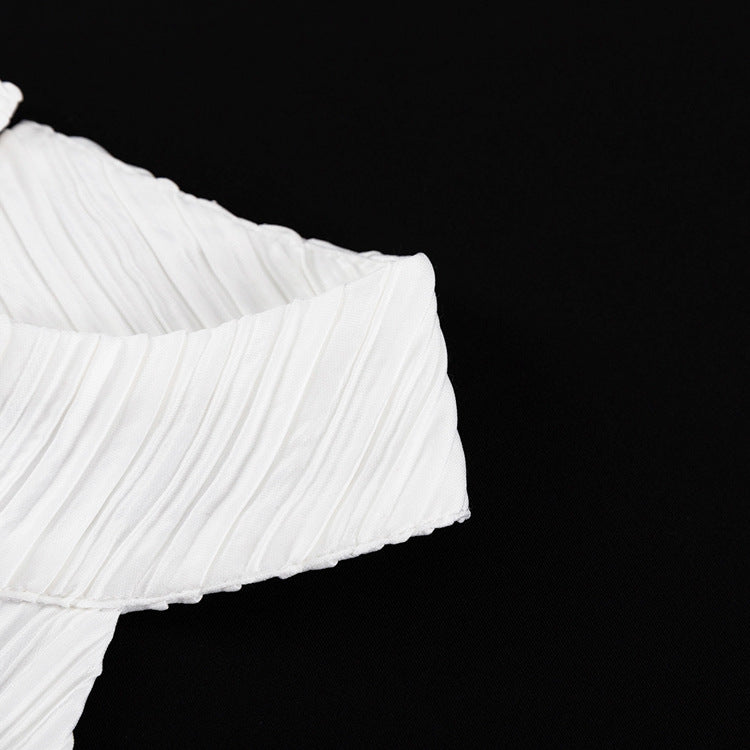 חליפת שני חלקים בד קרפ מכנסיים ארוכים וחולצה - מילאן