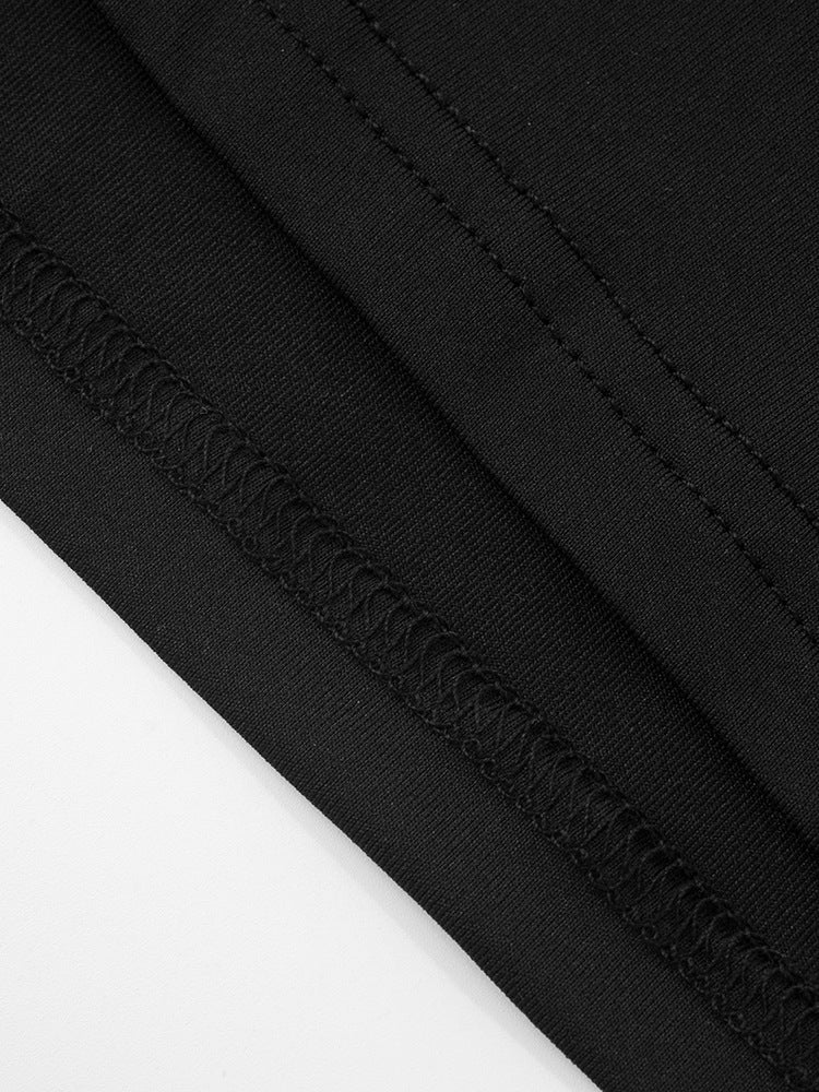 שמלת מקסי אלגנטית בעיצוב תחרה קשירה בכתפיות - Indigo