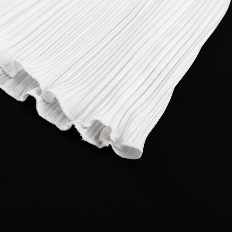 חליפת שני חלקים בד קרפ מכנסיים ארוכים וחולצה - מילאן