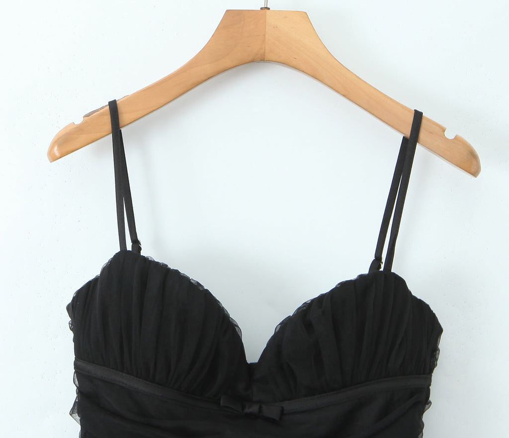 שמלת מיני בלרינה בעיצוב טול בגזרת A - אליסיה