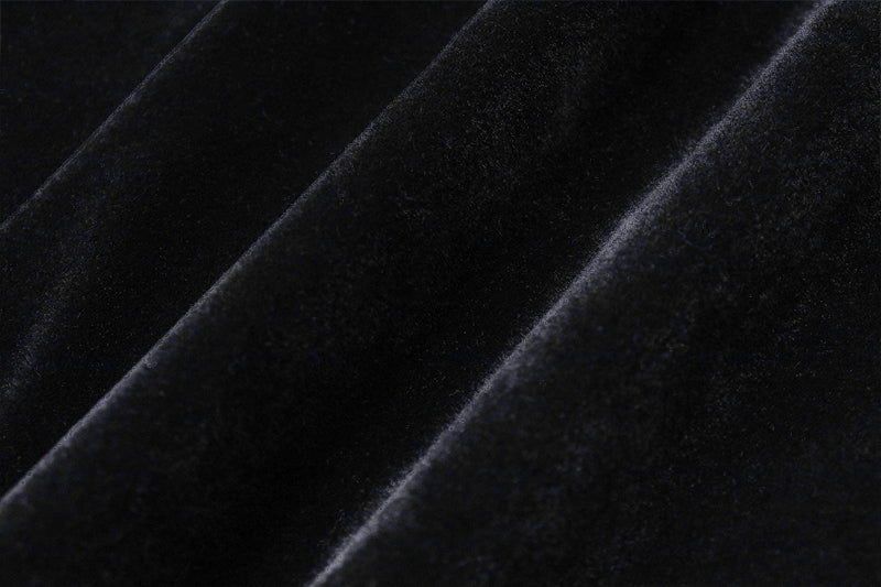 שמלת ערב סטרפלס מיני קטיפה אלגנטית - פילי