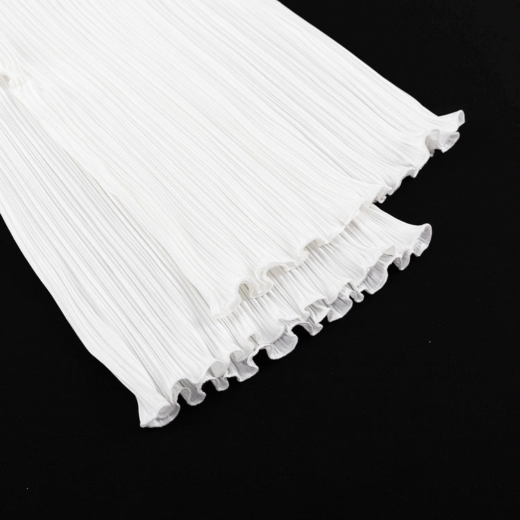 חליפת שני חלקים בד קרפ מכנסיים ארוכים וחולצה - מילאן