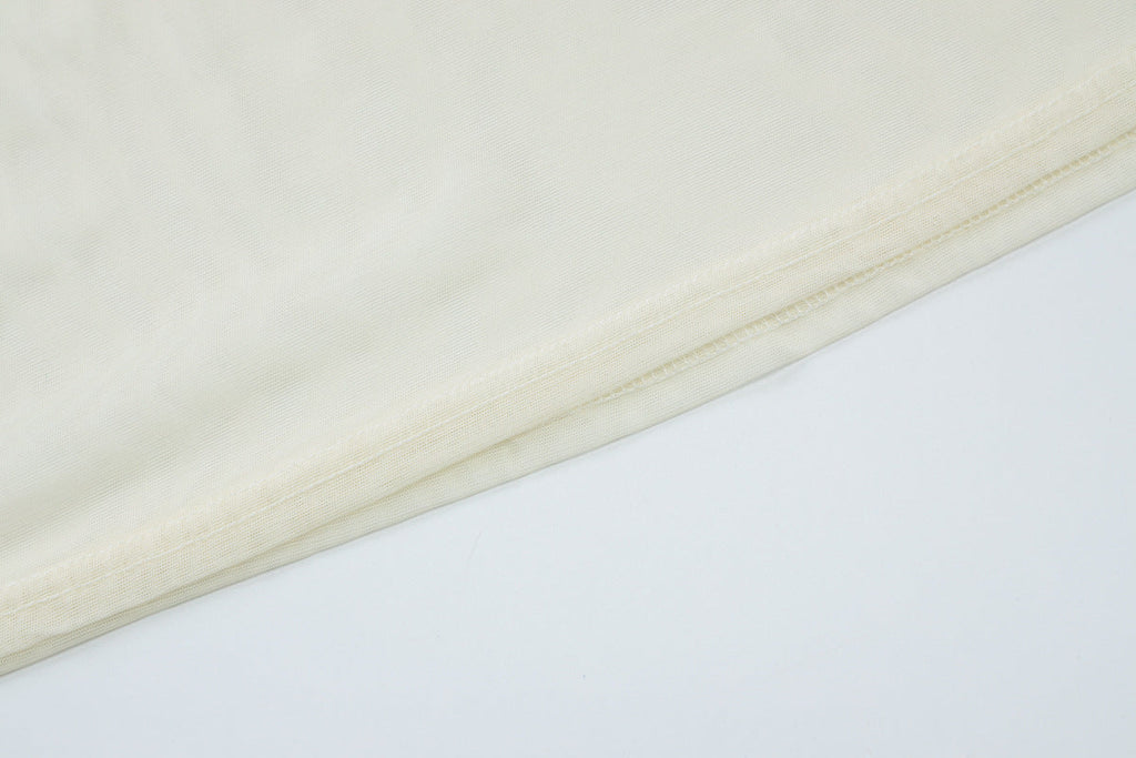 שמלת שיפון מקסי כיווצים בעיצוב כתפיים חשופות - Delilah