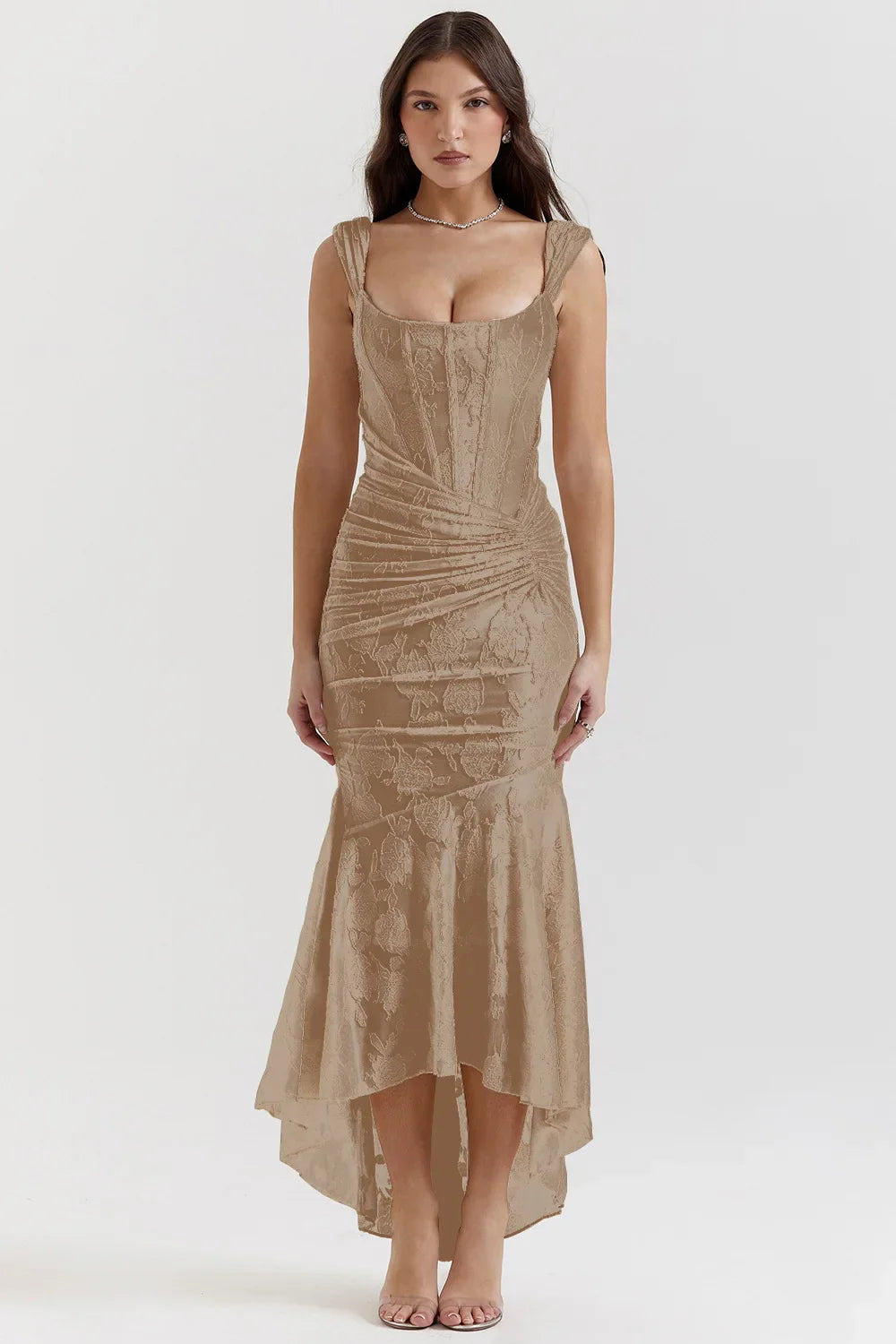 שמלת מקסי תחרה - הילאי