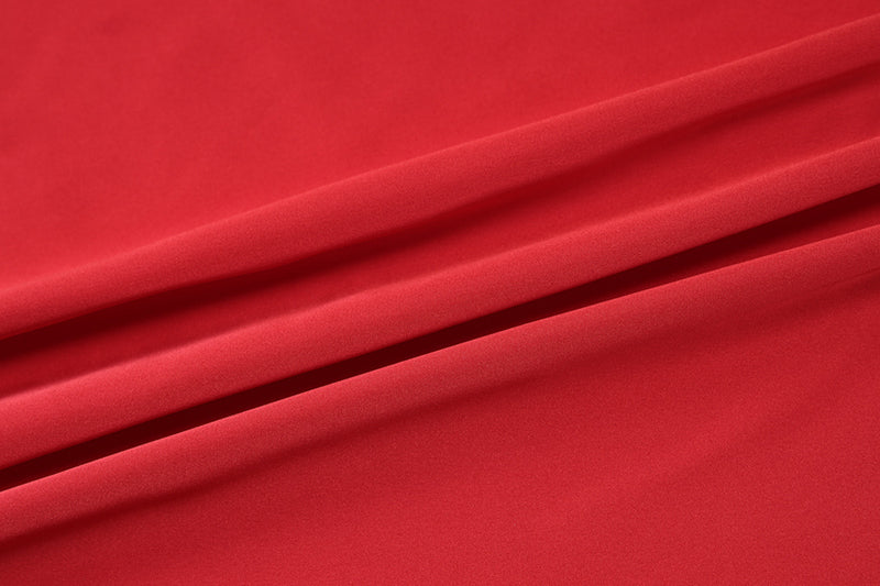 שמלת סאטן מחשוף עמוק קשירה בצוואר - פאולינה