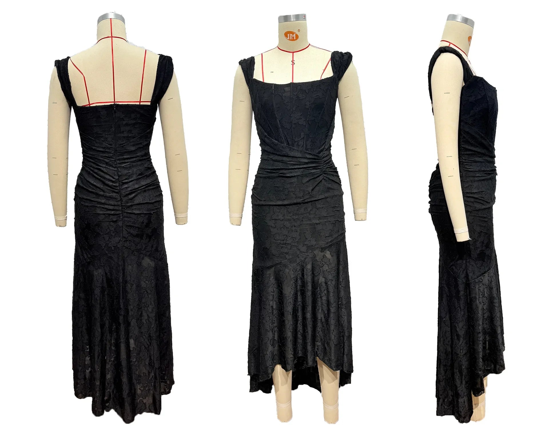 שמלת מקסי תחרה - הילאי