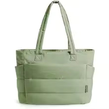 Padded carrying bag with large storage compartment