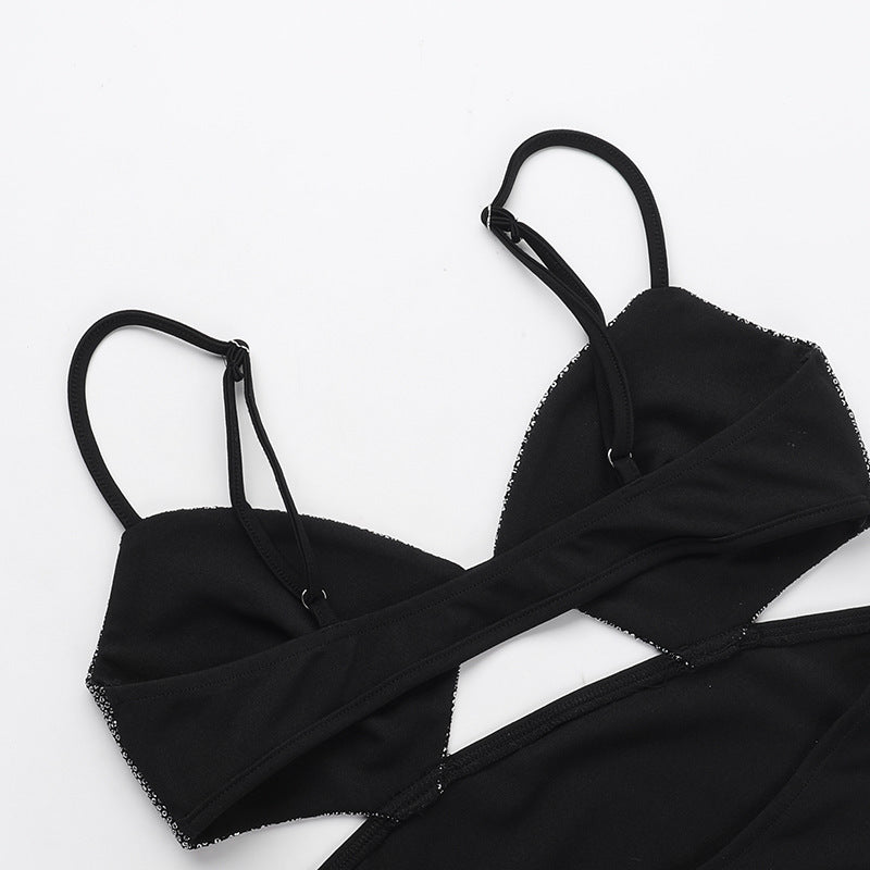 שמלת מיני חלק עליון בעיצוב פייטים - ברייט