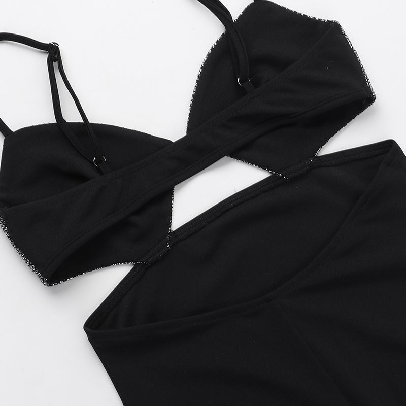 שמלת מיני חלק עליון בעיצוב פייטים - ברייט