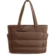 Padded carrying bag with large storage compartment
