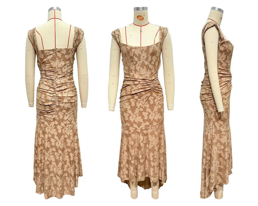 שמלת מקסי תחרה - הילאי