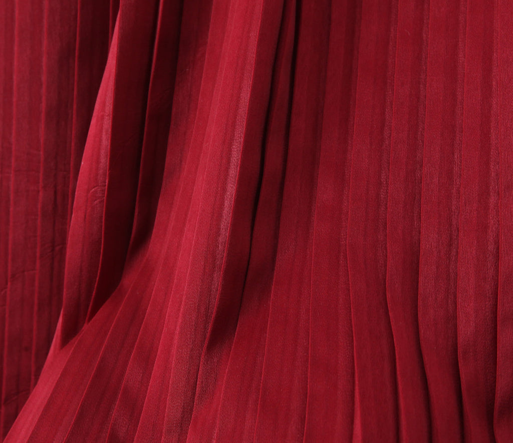 שמלת מקסי סטרפלס קיפולים - נאיה