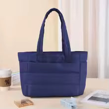 Padded carrying bag with large storage compartment
