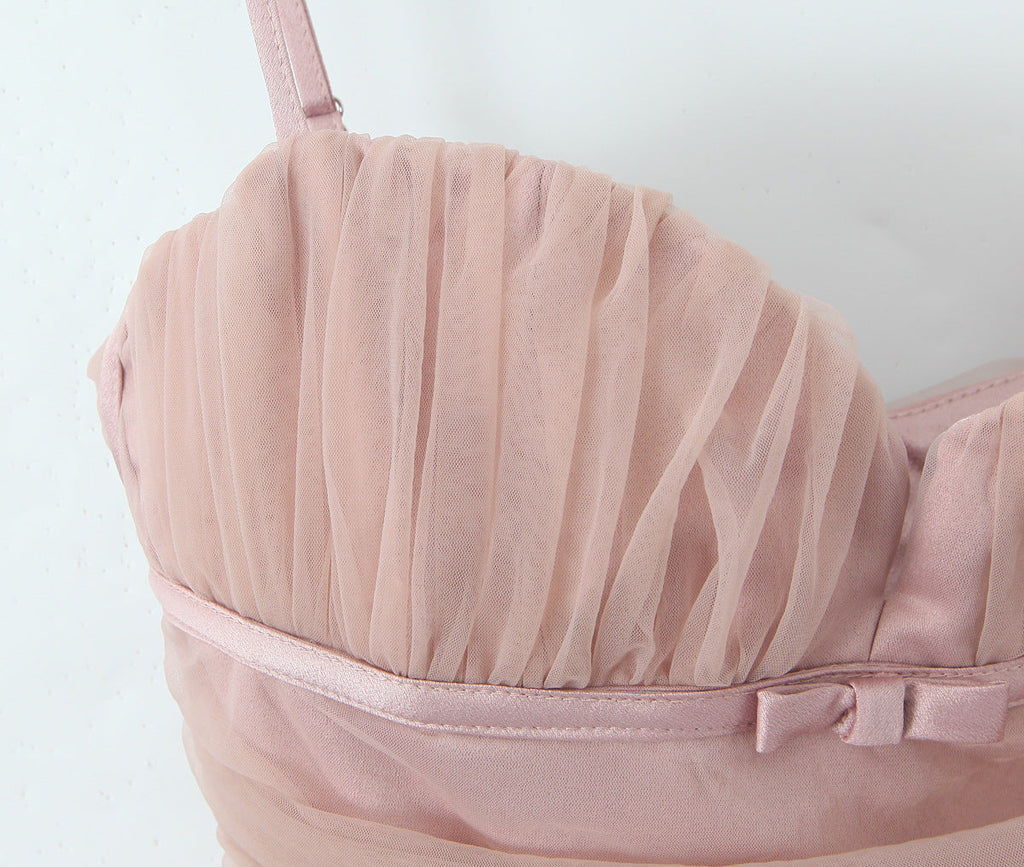 שמלת מיני בלרינה בעיצוב טול בגזרת A - אליסיה