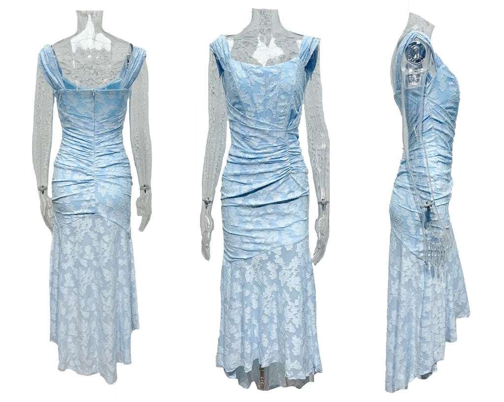 שמלת מקסי תחרה - הילאי