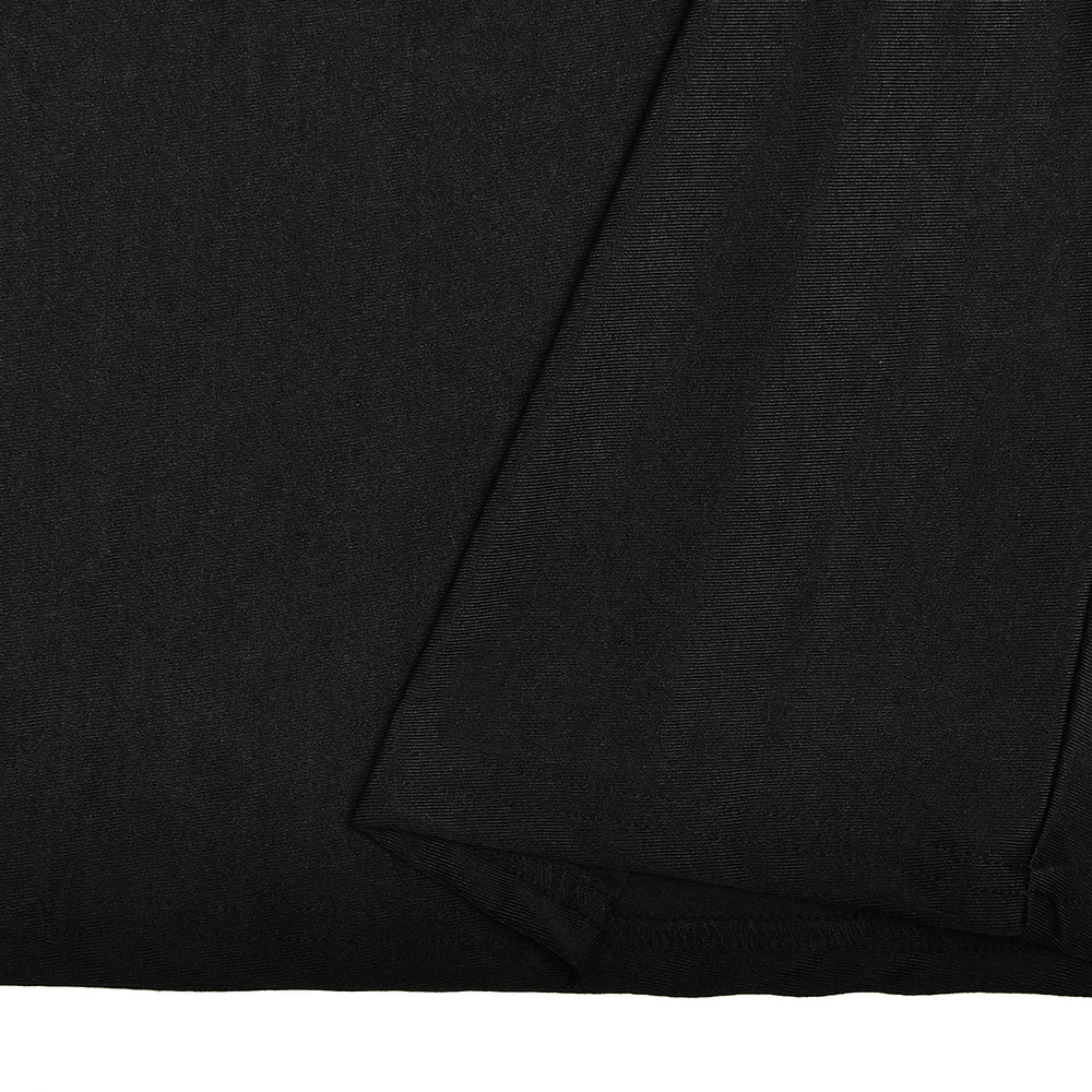 שמלת מידי צמודה בעיצוב שרשרת ופתח בעיטור אבזמים - ג'ון