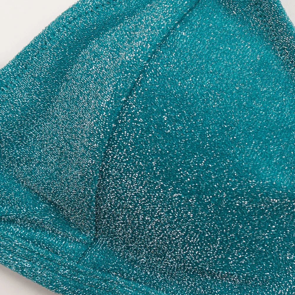 בגד ים ביקיני נצנצים תחתון גזרה גבוהה - לי ים