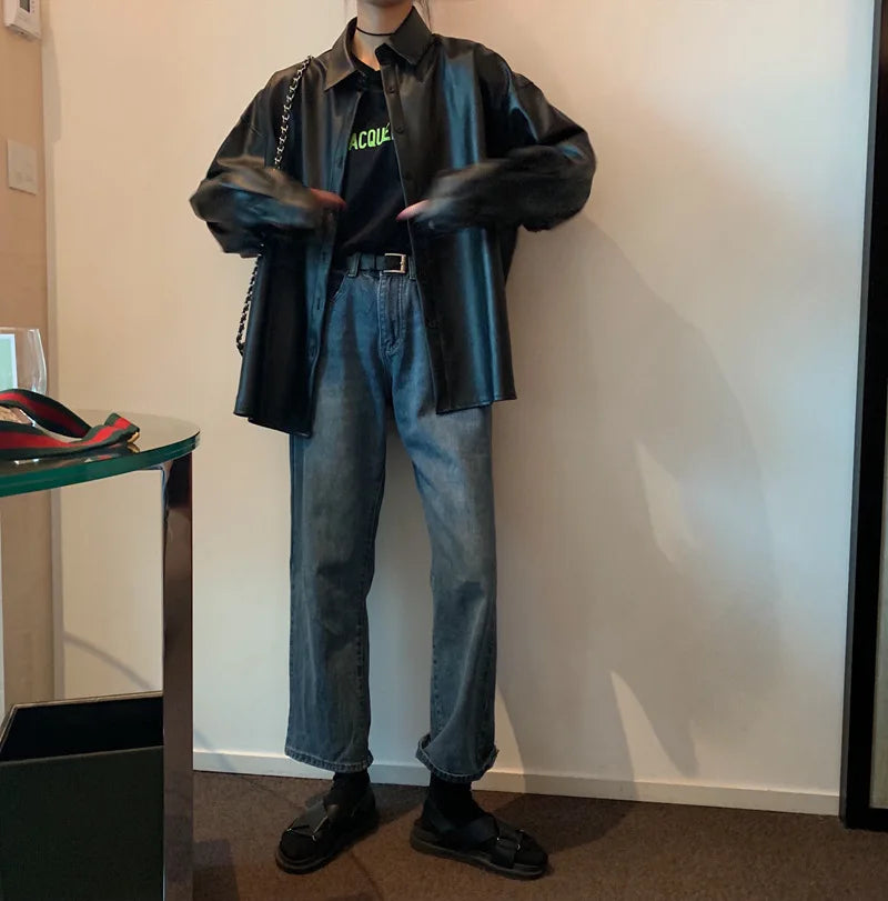 ג'קט עור בעיטור כפתורים - מארה