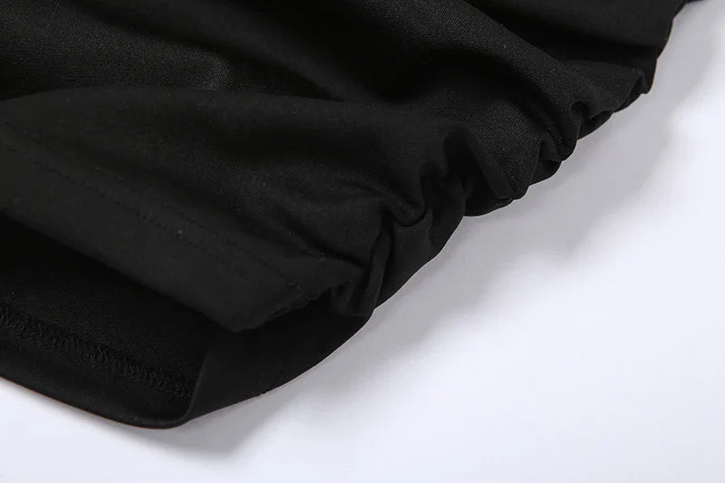 שמלת מיני כיווצים צמודה בעיצוב מיוחד - נאלה