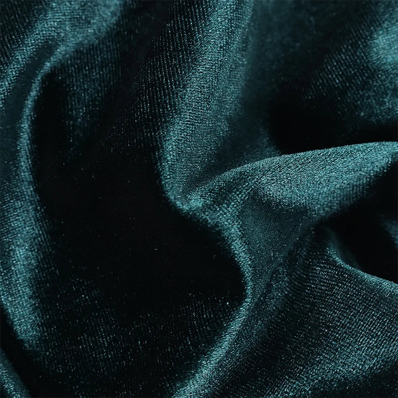 שמלת מיני קטיפה בעיצוב מחוך וכיווצים - שיינא