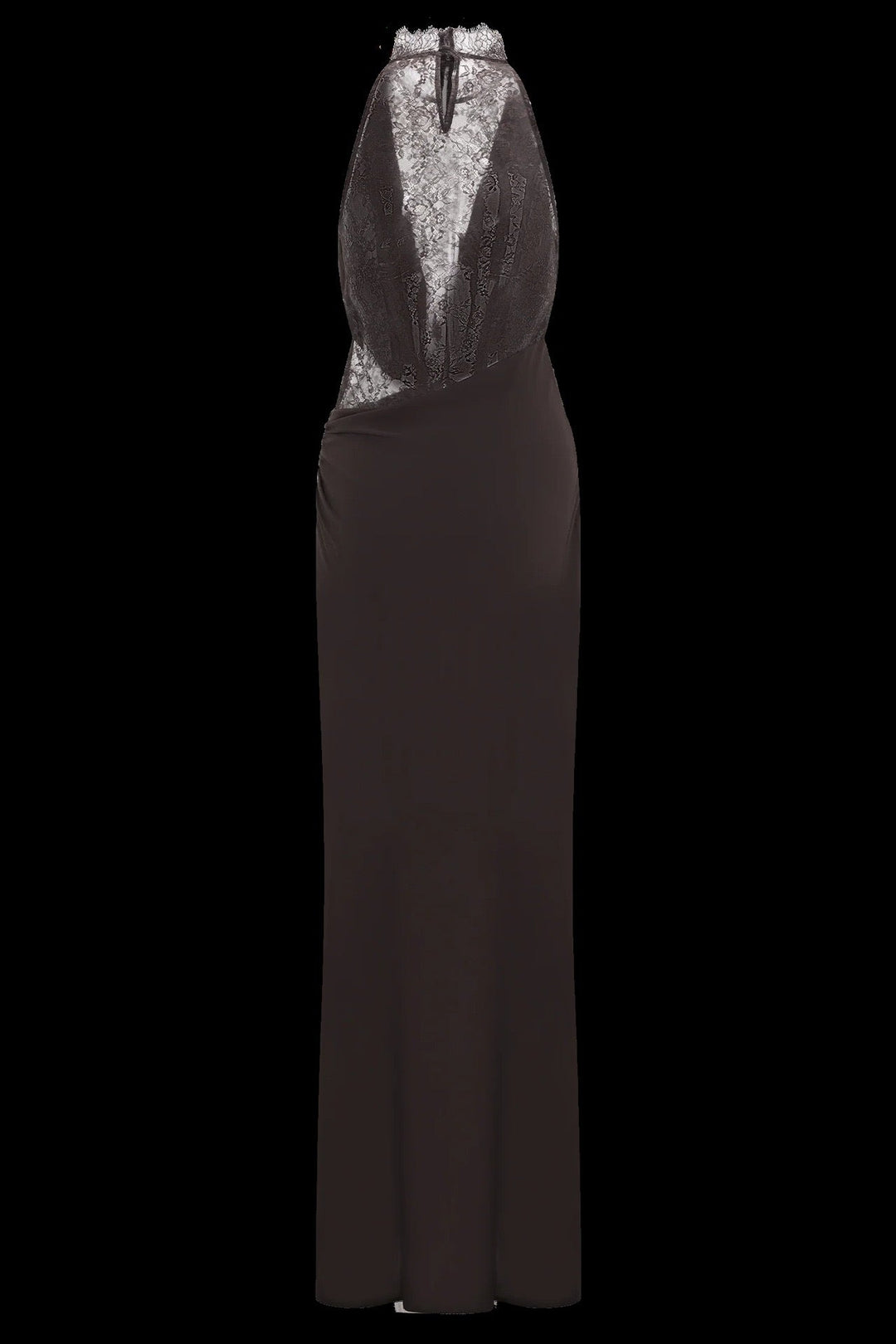 Lace turtleneck maxi dress - Angelique