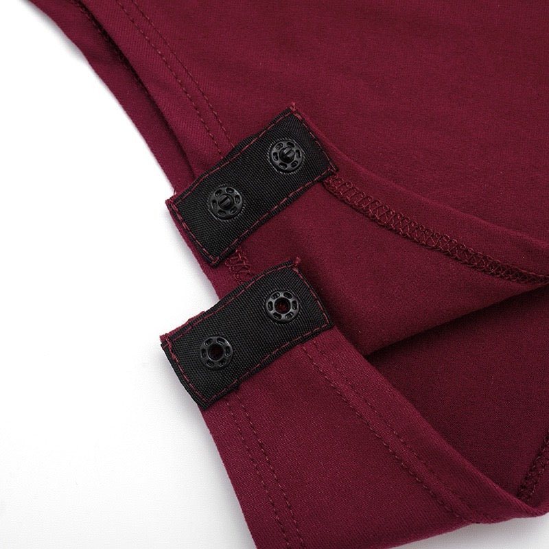 Mini dress in bodysuit design with satin skirt - Mayla