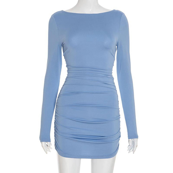 Mini dress with gathered design - Nina