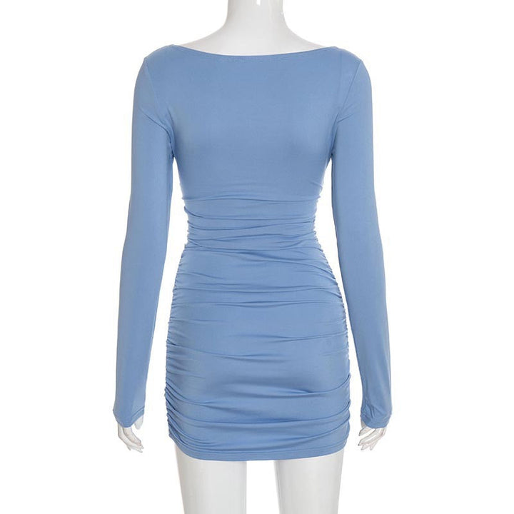 Mini dress with gathered design - Nina