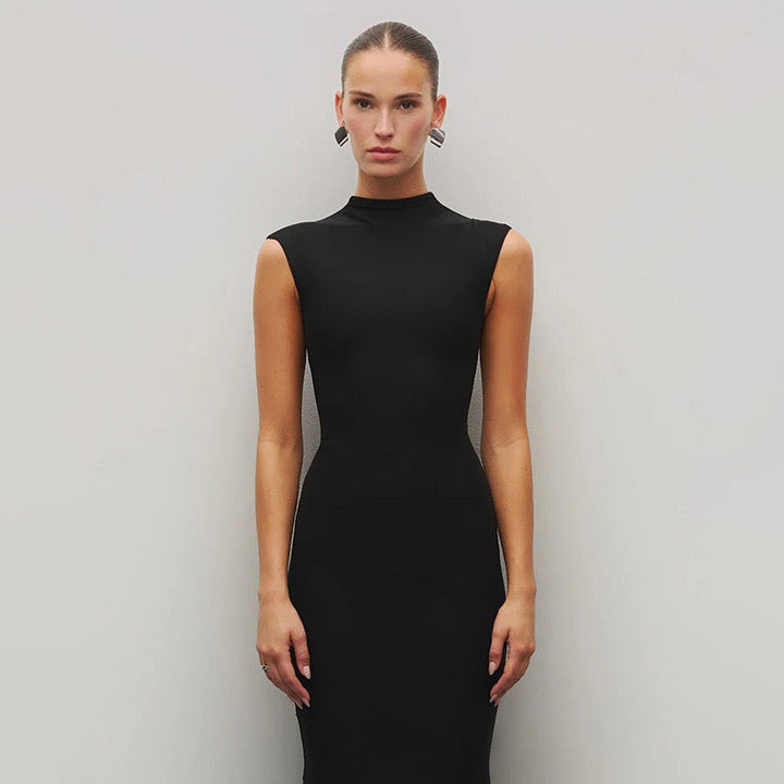Maxi Dress with Ruching Design - Liran