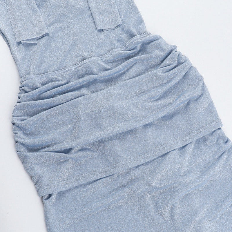 Sequined maxi dress with open back and tie detail - Palermo