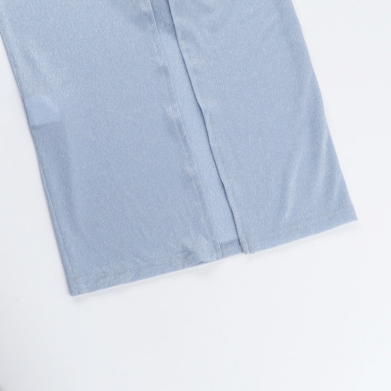 Sequined maxi dress with open back and tie detail - Palermo