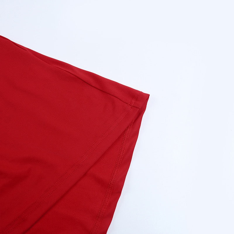 Maxi dress with open back, slit design and floral embroidery - Antea