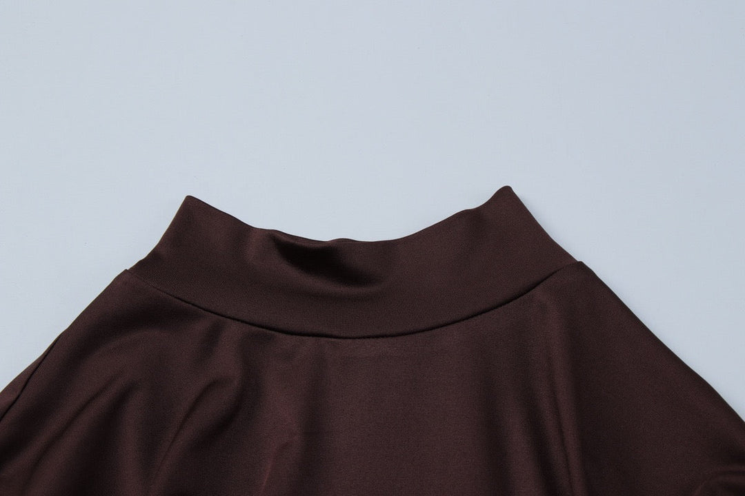 Maxi dress with pleated design - Nahora