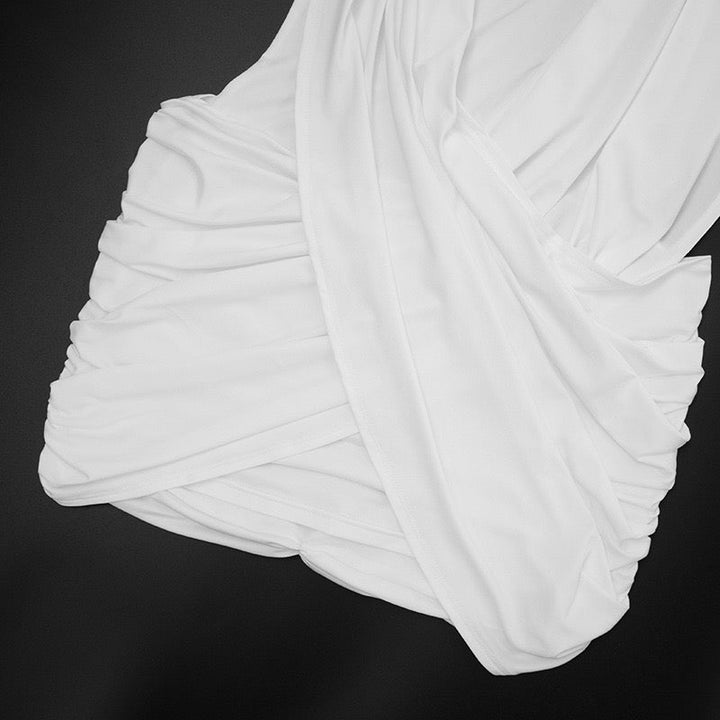 Mini dress with pleats and cross design - Krusty