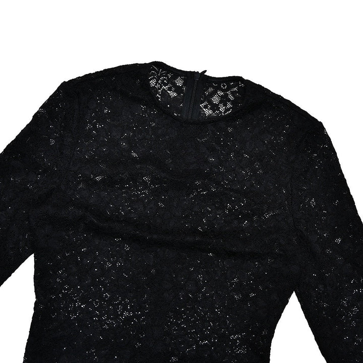 Lace-trimmed mini dress - Jasella