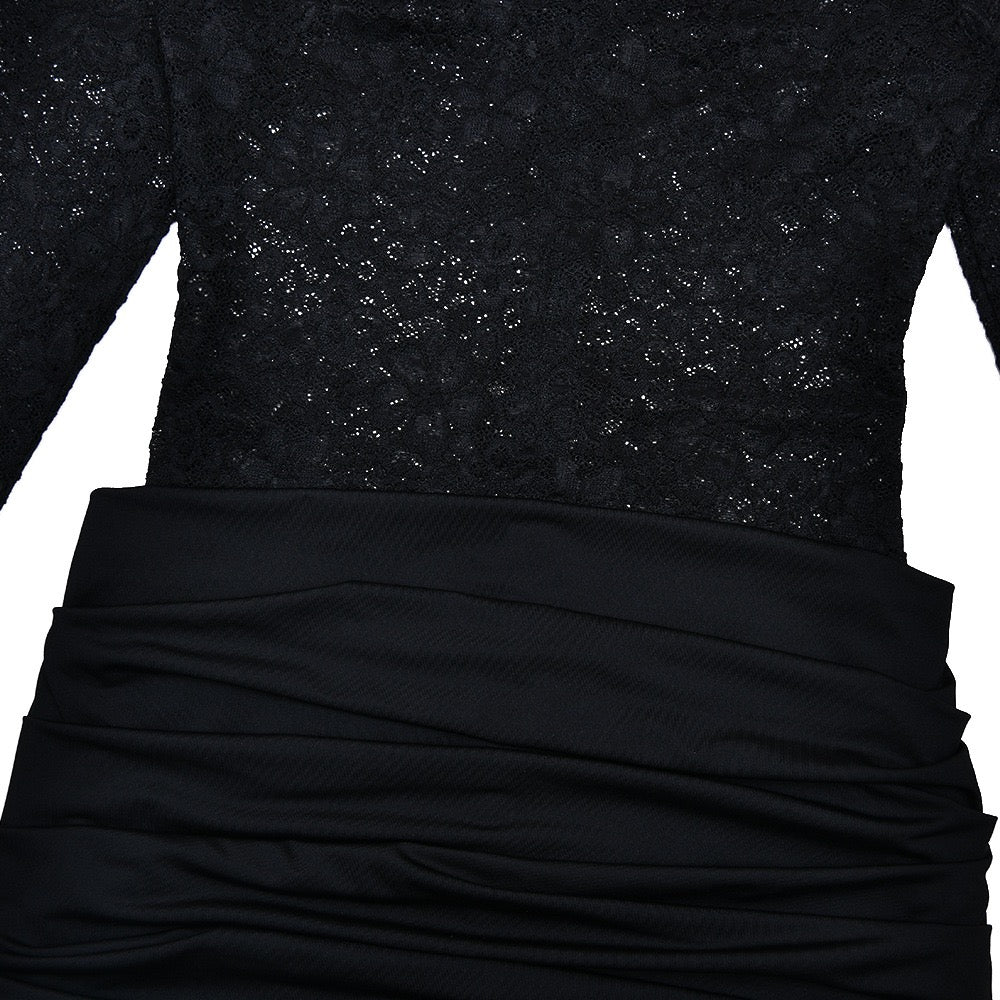 Lace-trimmed mini dress - Jasella