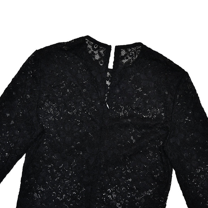 Lace-trimmed mini dress - Jasella