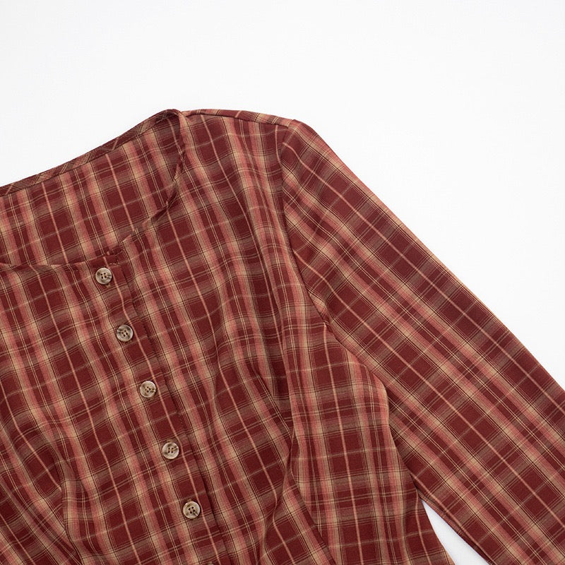 Button-embellished muslin mini dress - Monica